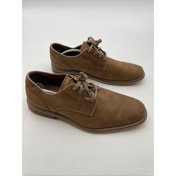 Dockers Mens Size 11.5 M Handel Tan Dress Casual Lace Up Oxford Shoes main image 4